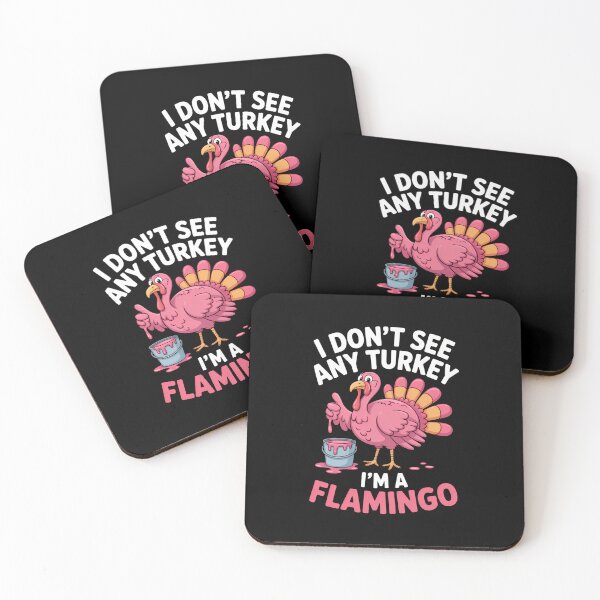 Item preview, Thanksgiving Turkey Funny Joke Flamingo designed and sold by aidenpier.