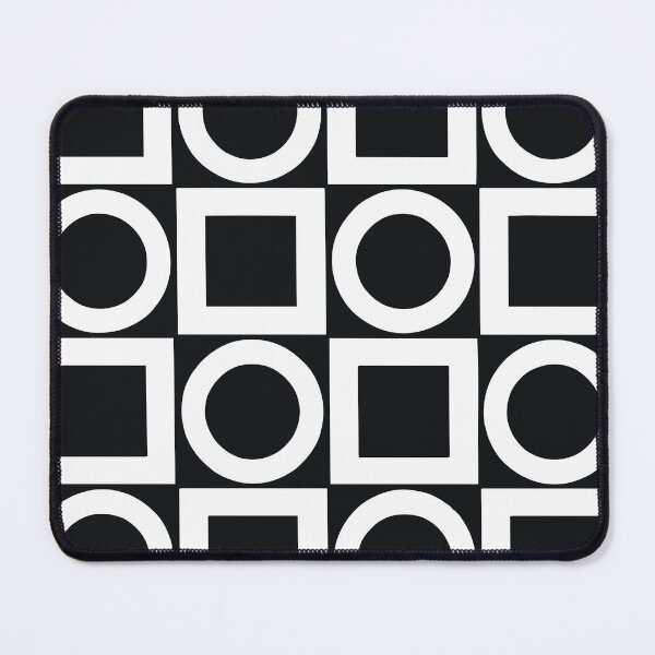 Item preview, Black and White Geometric grid designed and sold by aether-lab.