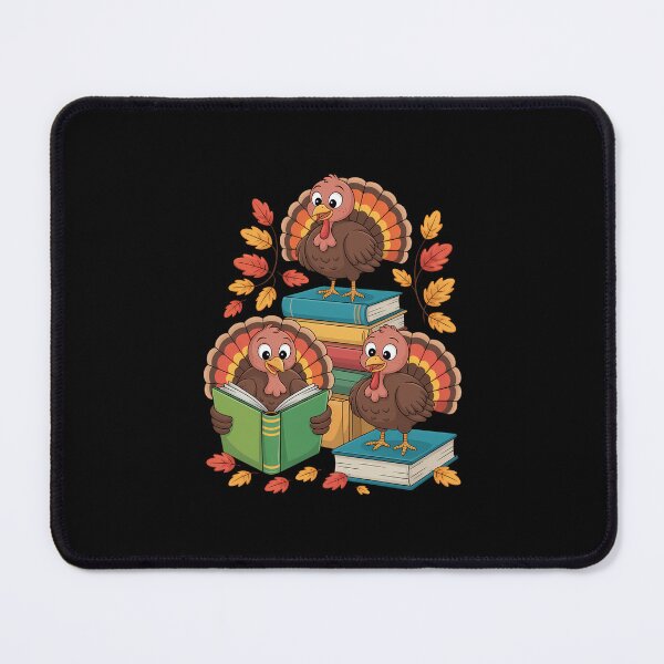 Item preview, Turkey Reading Books Fall Thanksgiving Teacher Book Lovers designed and sold by aidenpier.
