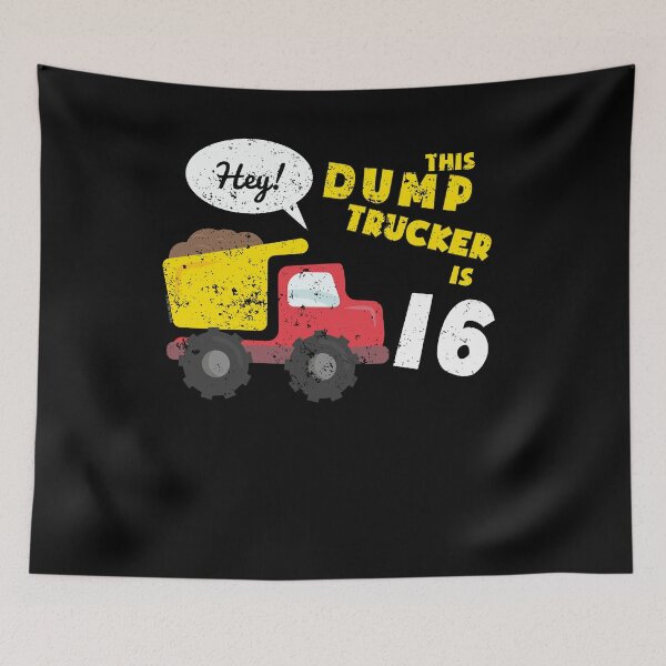 Item preview, 16th Birthday T Shirt Big Dump Truck T Shirt (1) designed and sold by shoppzee.