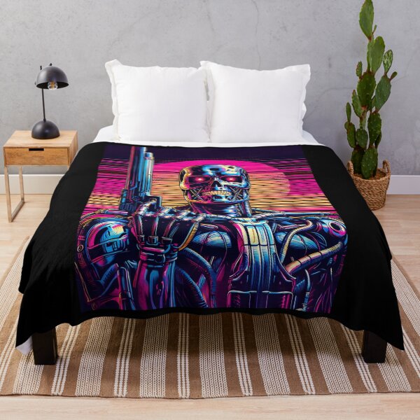 Artikelvorschau, Synthwave Terminator-Vektorgrafik entworfen und verkauft von JanetSandstrom.