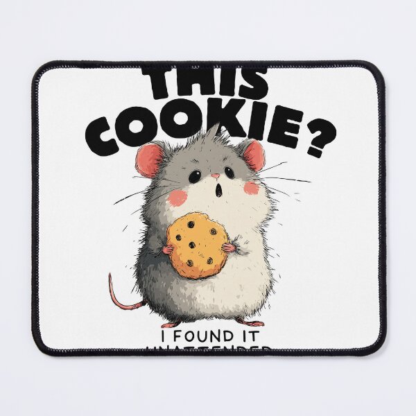 Item preview, Cute Mouse and Cookie designed and sold by Moonbeam Little.