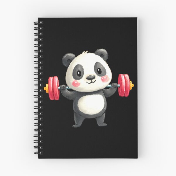 Aperçu de l'œuvre salle de sport panda dumble créée et vendue par amandarose4313.
