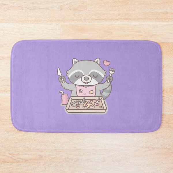 Item preview, Cute Raccoon Eating Trash Dinner designed and sold by Kristina Burgess.