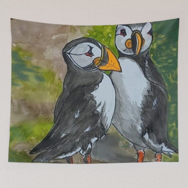 Item preview, Tufted Puffins designed and sold by Sandisart.