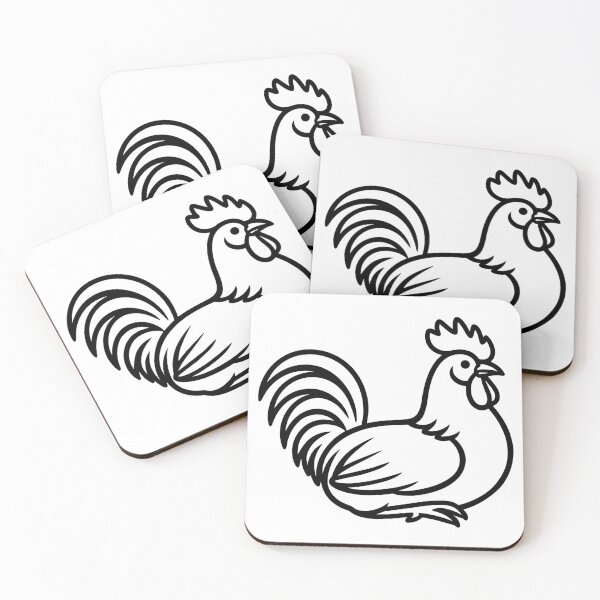 Item preview, Rooster Laying Down designed and sold by theartfulaspie.