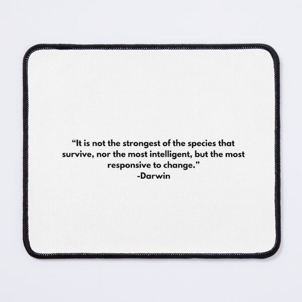 Item preview, Darwin Quote designed and sold by CanvasARTI.