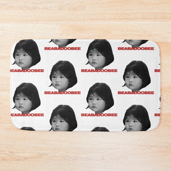 Item preview, Baby Beabadoobee Black And White Photo With Red Text designed and sold by OwenFurlong.