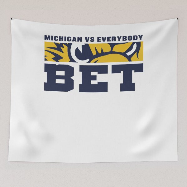 Item preview, MichiganVsEverybody Bet Logo designed and sold by JACOLARRY.