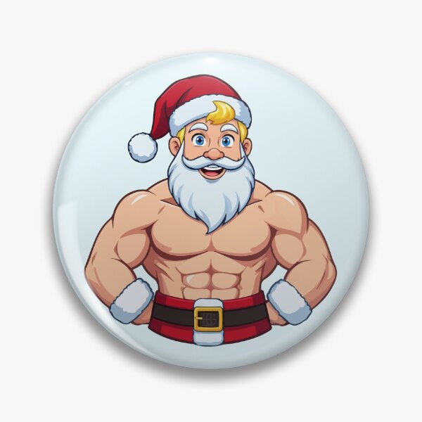 Item preview, Santa Claus bodybuilder designed and sold by Grypis.