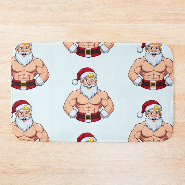 Item preview, Santa Claus bodybuilder designed and sold by Grypis.