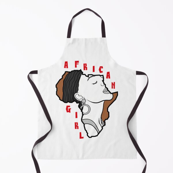 Item preview, Girl In Africa Map designed and sold by AmaaniSisters.