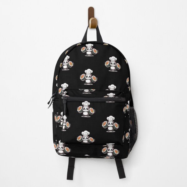 Item preview, Workout Panda Chef – Cute Chibi Panda Lifting Sushi Dumbbells | Funny Kawaii Panda Design designed and sold by ColorSplash123.