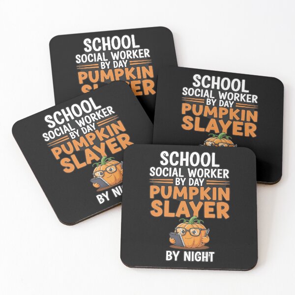 Item preview, School Social Worker Pumpkin Slayer designed and sold by elihletoriong.