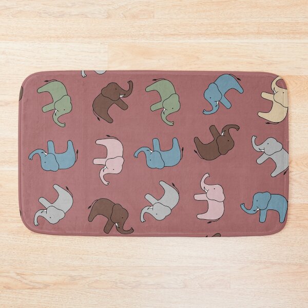 Item preview, Boho Elephant Seamless Pattern – Playful Tribal Inspired Design designed and sold by  Boho Vibes Studio.