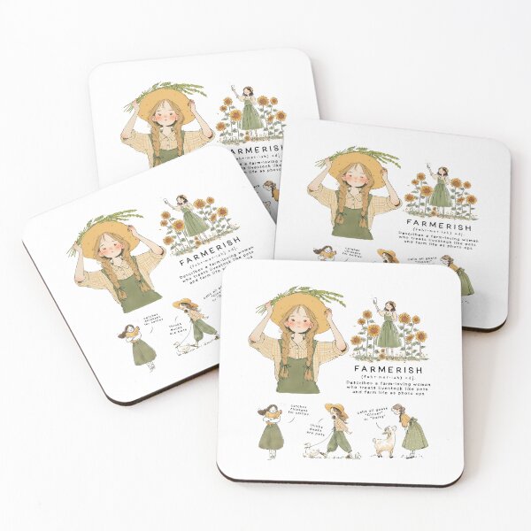 Item preview, Cute and Funny Farmerish Woman   designed and sold by Moonbeam Little.