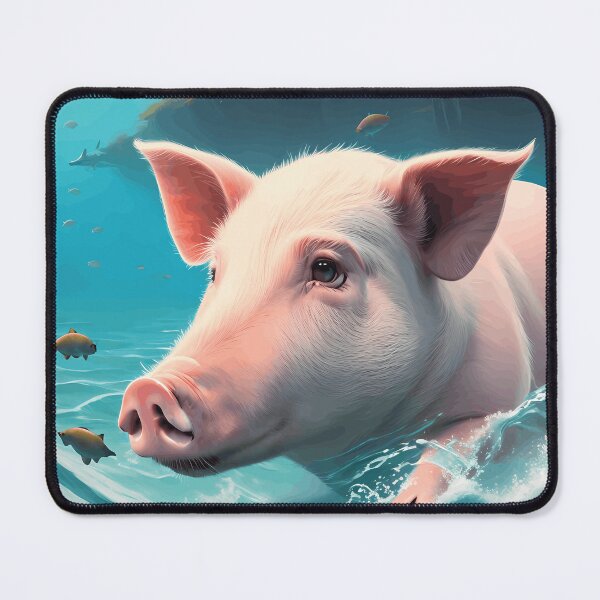 Item preview, Oceanic Oinkers Pigs in the Water designed and sold by JohnsonIndiana.