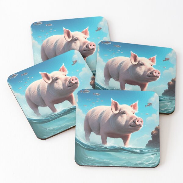 Item preview, Oink Oink in the Sea designed and sold by JohnsonIndiana.