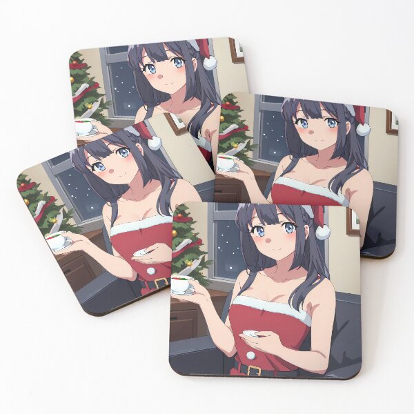 Item preview, Shoko Makinohara Christmas Night Bunny Girl Senpai Anime designed and sold by bystudiolereve.