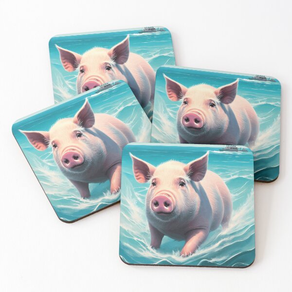 Item preview, Pig in the Deep Blue designed and sold by JohnsonIndiana.