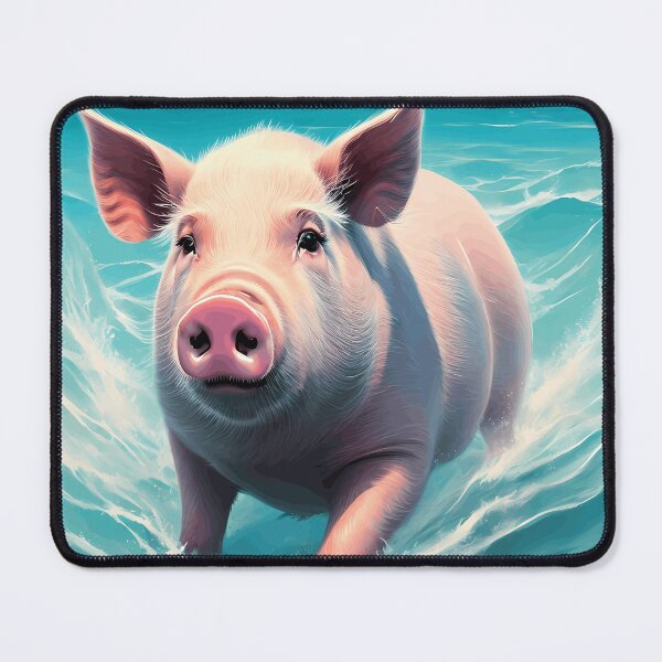Item preview, Pig in the Deep Blue designed and sold by JohnsonIndiana.