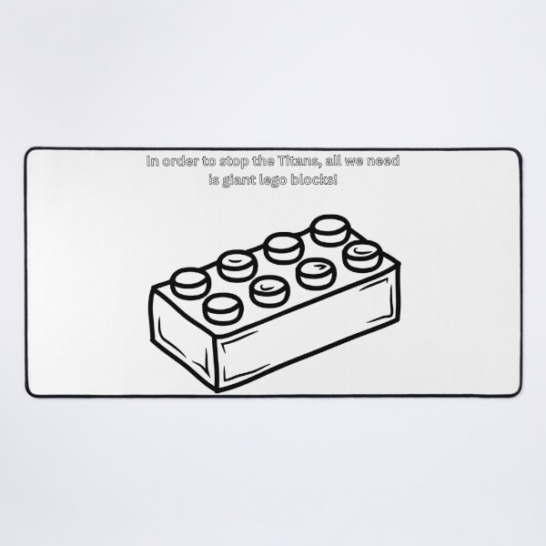 Item preview, Giant Lego Blocks - Funny Quote for Attack on Titan Fans designed and sold by Kouichi1990.