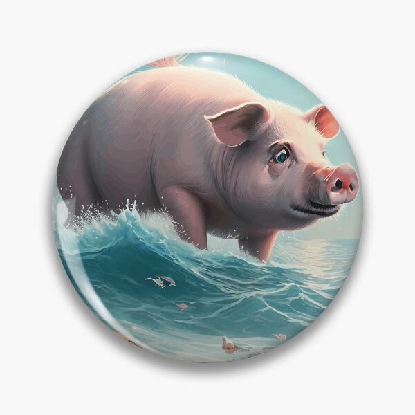 Item preview, Porky Paddlers Diving into the Deep Blue designed and sold by JohnsonIndiana.