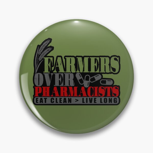 Item preview, Farmers Over Pharmacists designed and sold by Bearded Jester Designs.