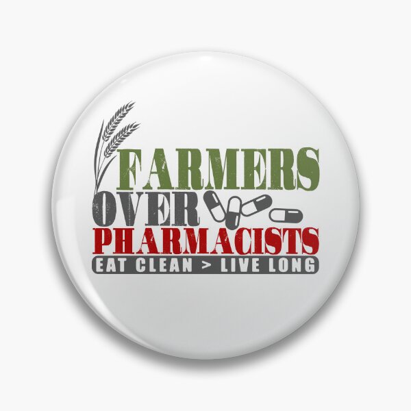 Item preview, Farmers Over Pharmacists designed and sold by Bearded Jester Designs.