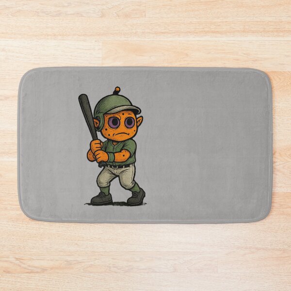 Item preview, Martian Baseball Player - Baseball Mascot designed and sold by comiclabgt.