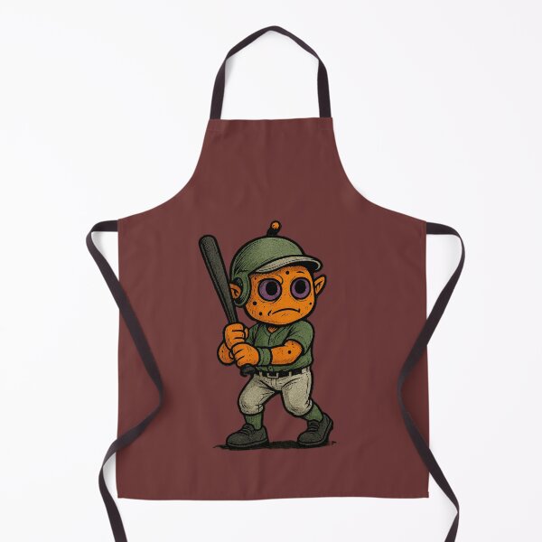 Item preview, Martian Baseball Player - Baseball Mascot designed and sold by comiclabgt.