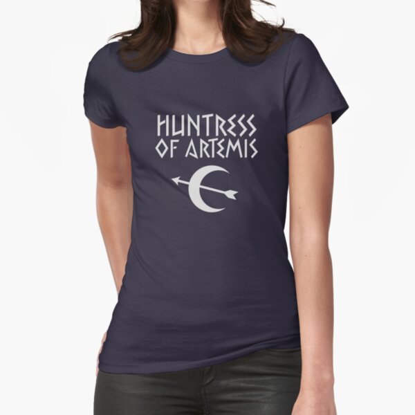 Huntress of Artemis Fitted T-Shirt