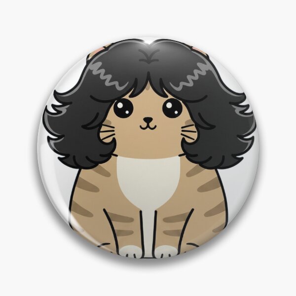Item preview, Chubby Cat in a 70s Feathered Cut designed and sold by Hairstyle Paws.