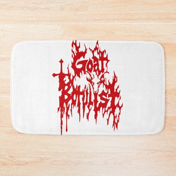 Item preview, Goat Botulist Black Death Metal Band Red On Black designed and sold by FFRMerch.
