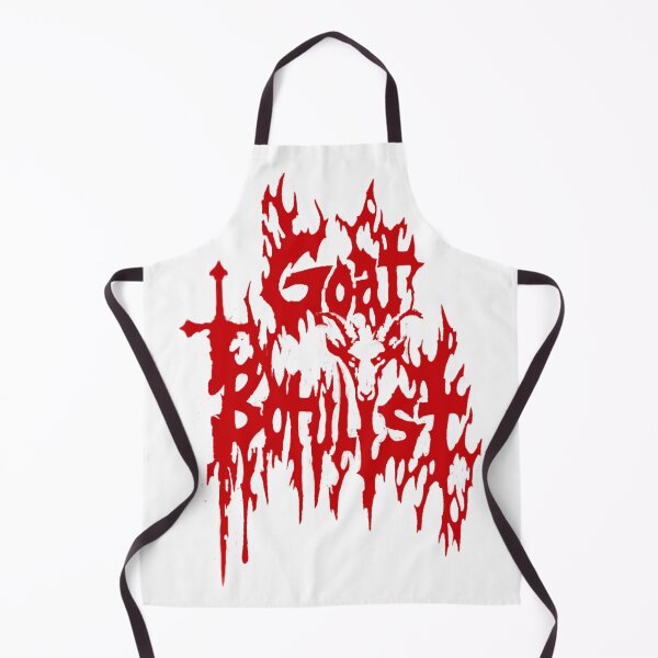 Item preview, Goat Botulist Black Death Metal Band Red On Black designed and sold by FFRMerch.