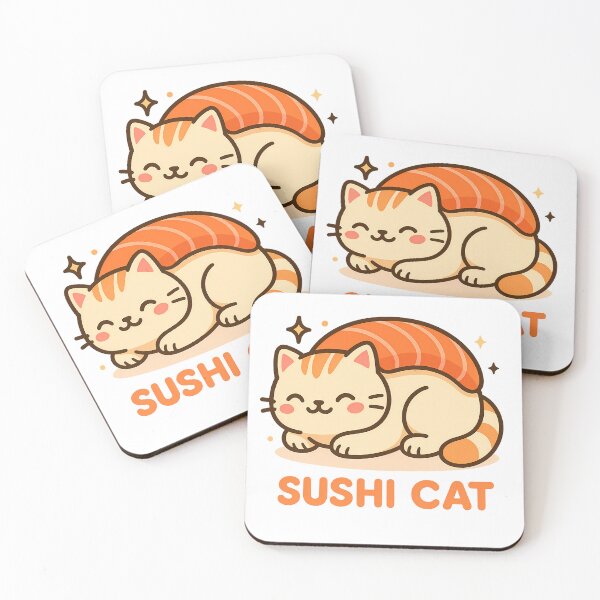 Item preview, Sushi Cat designed and sold by InkMalinois.