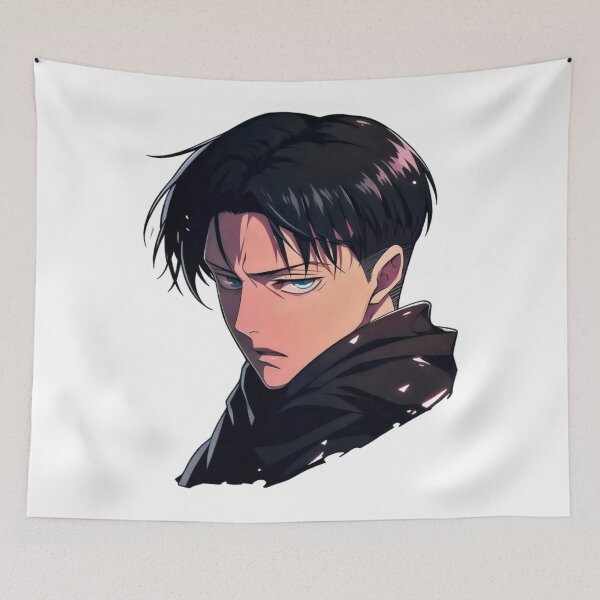 Artikelvorschau, Levi Ackerman Anime – Kräftige dunkle Ästhetik entworfen und verkauft von Dyan4.