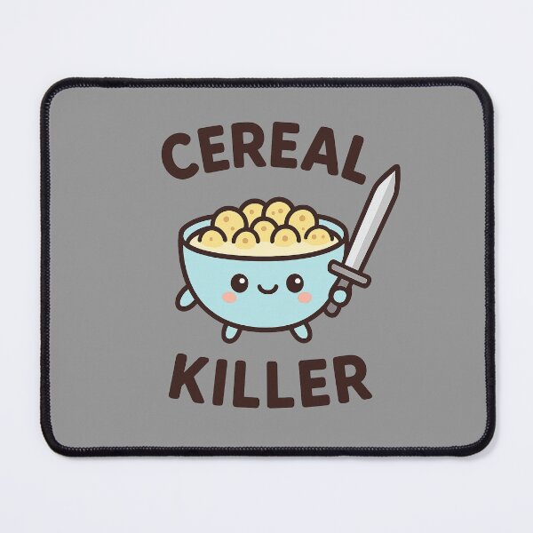 Item preview, Cereal Killer – Kawaii Cereal Bowl with Sword designed and sold by DreamMachine69.
