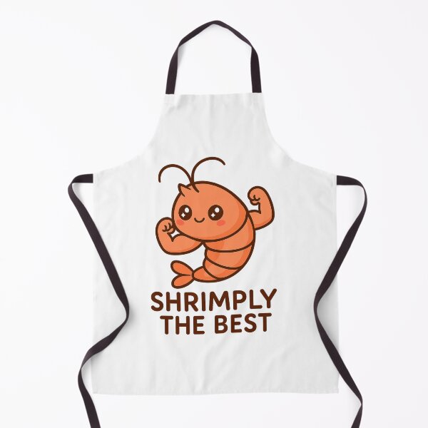 Item preview, Shrimply the Best – Kawaii Flexing Shrimp designed and sold by Dream Machine.