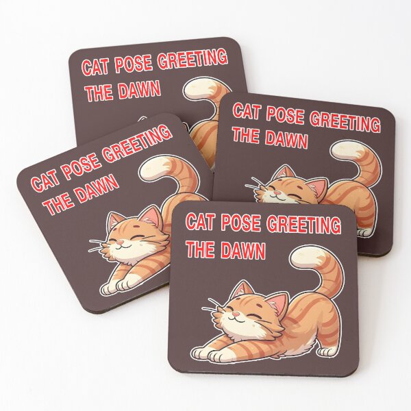 Item preview, Happy cat stretching designed and sold by Chaiyanont.