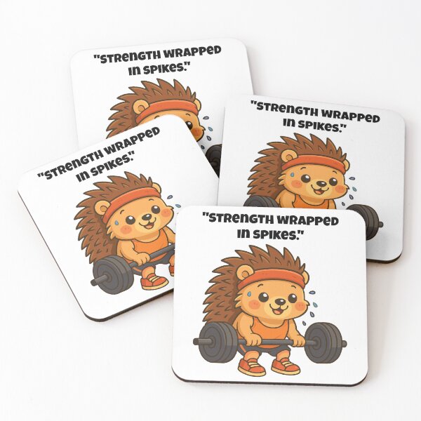 Item preview, Strength Wrapped in Spikes – Gym Hog Power designed and sold by Latitude 1°N.