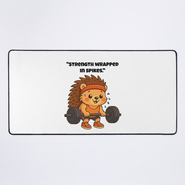 Item preview, Strength Wrapped in Spikes – Gym Hog Power designed and sold by Latitude 1°N.