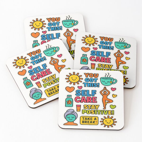 Item preview, Self Care Motivation Sticker Pack – Positive Vibes Quotes designed and sold by Chic  Artistry.
