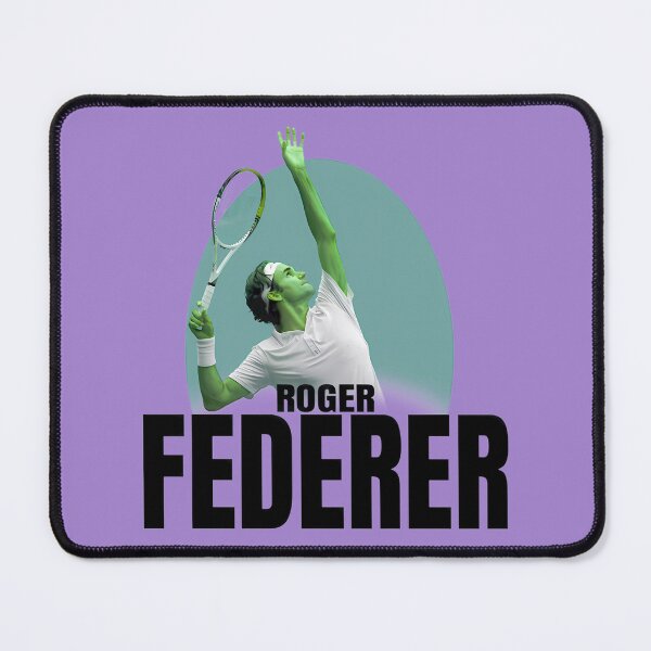 Item preview, Roger Federer Tennis Champion Serve Art | Limited Edition designed and sold by TeresaSims.