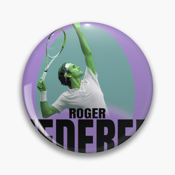 Item preview, Roger Federer Tennis Champion Serve Art | Limited Edition designed and sold by TeresaSims.