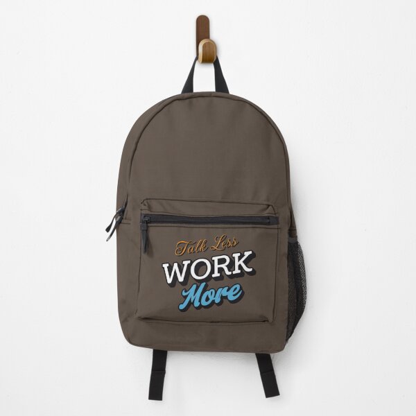 Item preview, Talk Less Work More – Motivational Quote for Success designed and sold by PositivelyPrinted.