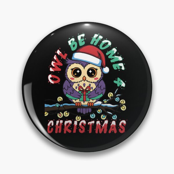 Item preview, Owl be Home for Christmas designed and sold by Joyfulbits.
