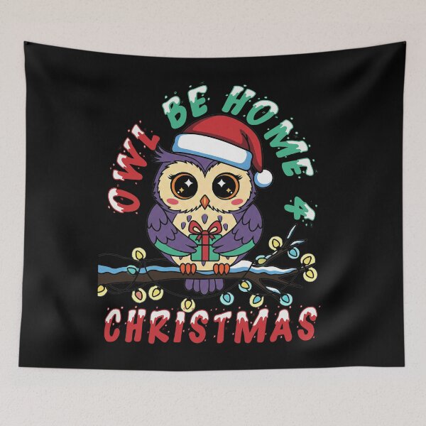 Item preview, Owl be Home for Christmas designed and sold by Joyfulbits.