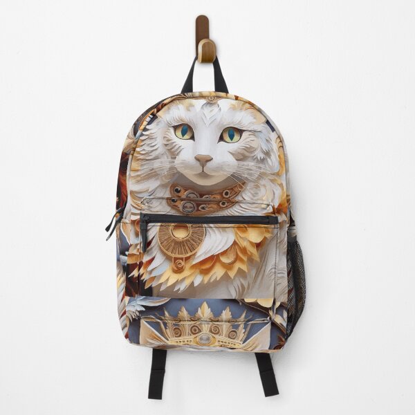 Item preview, Majestic Royal Cat Portrait After Gustav Klimt designed and sold by Vicky Brago-Mitchell®.