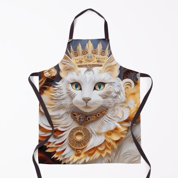 Item preview, Majestic Royal Cat Portrait After Gustav Klimt designed and sold by Vicky Brago-Mitchell®.